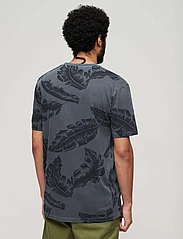 Superdry - VINTAGE OVERDYE PRINTED TEE - kortärmade t-shirts - eclipse navy - 3