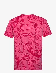 Superdry - VINTAGE OVERDYE PRINTED TEE - kortärmade t-shirts - fuchsia - 1