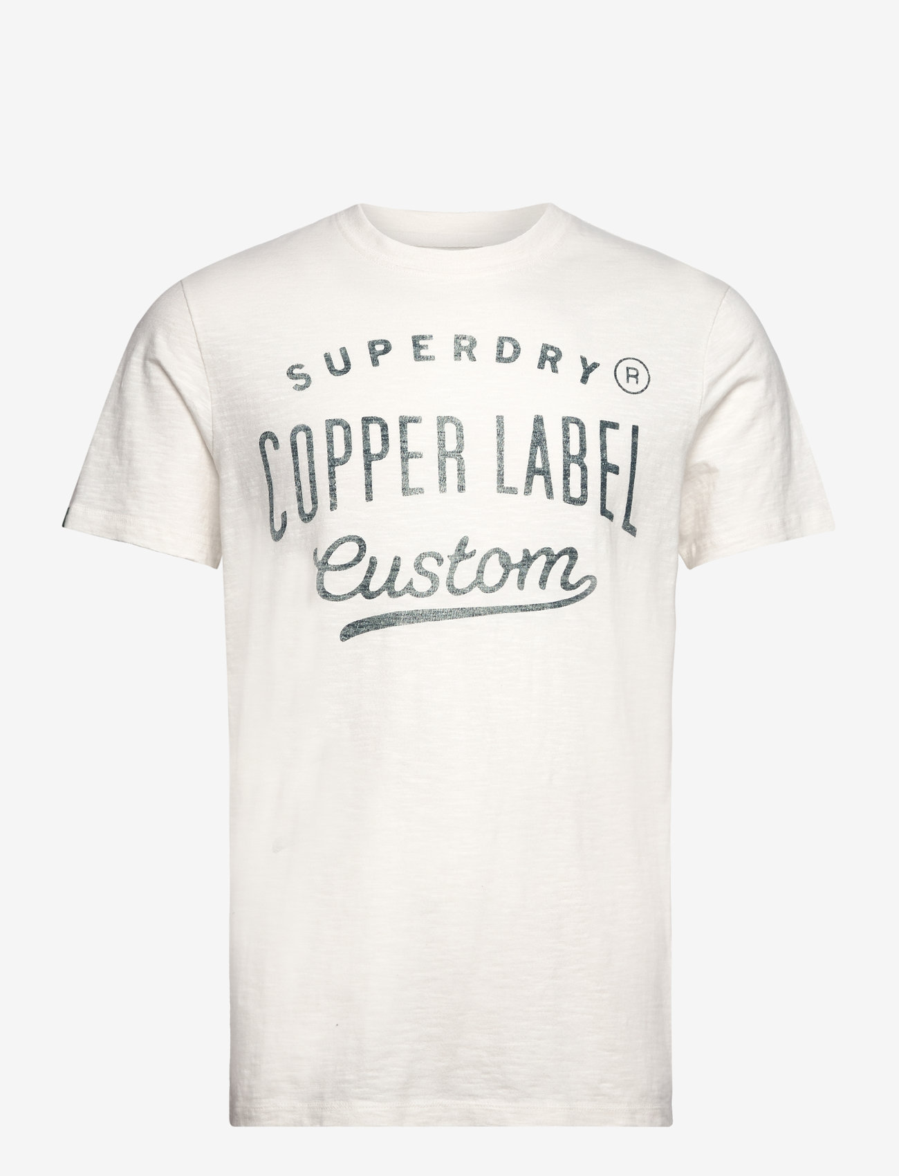 Superdry - COPPER LABEL WORKWEAR TEE - madalaimad hinnad - cream slub - 1