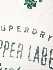 Superdry - COPPER LABEL WORKWEAR TEE - kortärmade t-shirts - cream slub - 4