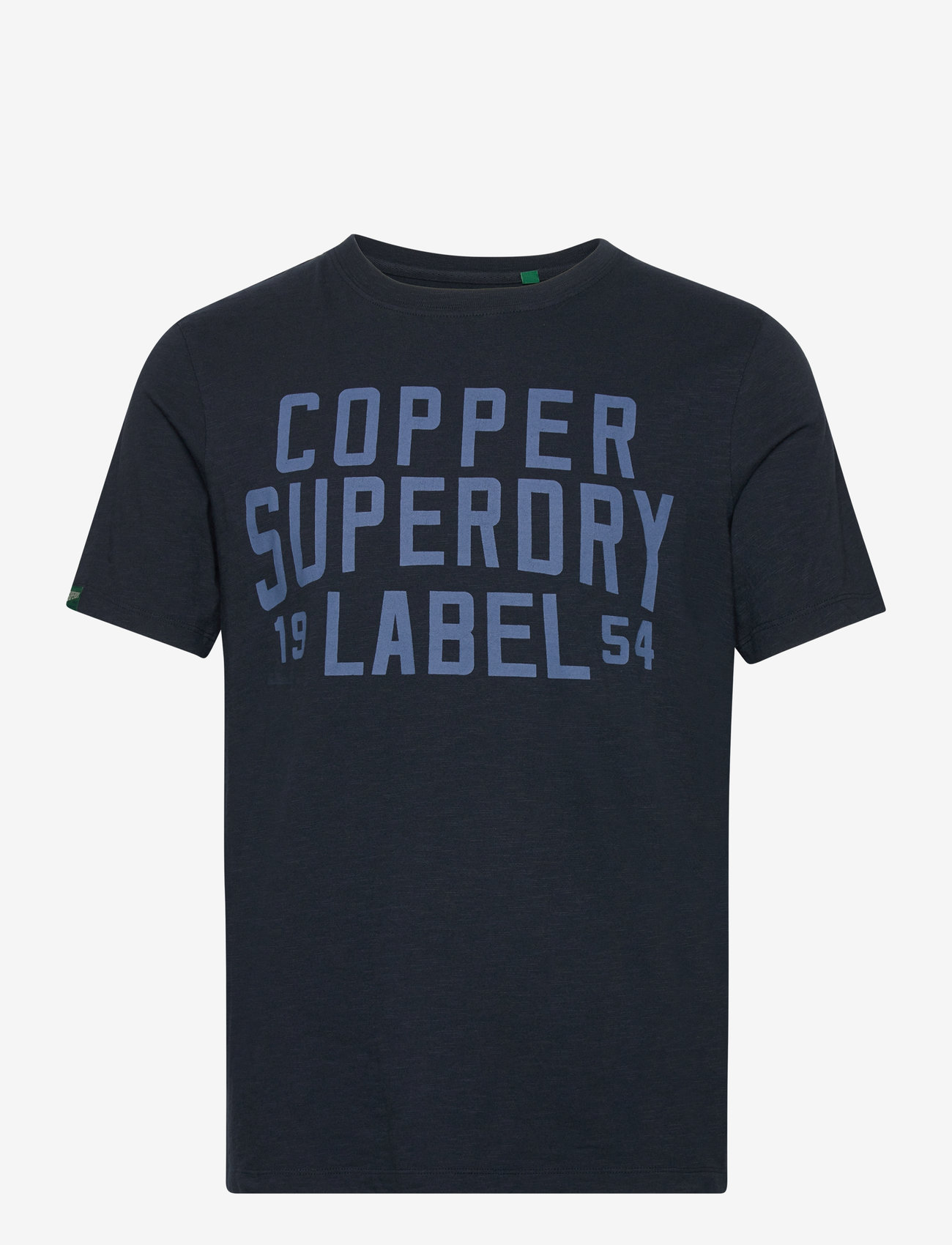 Superdry - COPPER LABEL WORKWEAR TEE - kurzärmelig - eclipse navy slub - 1