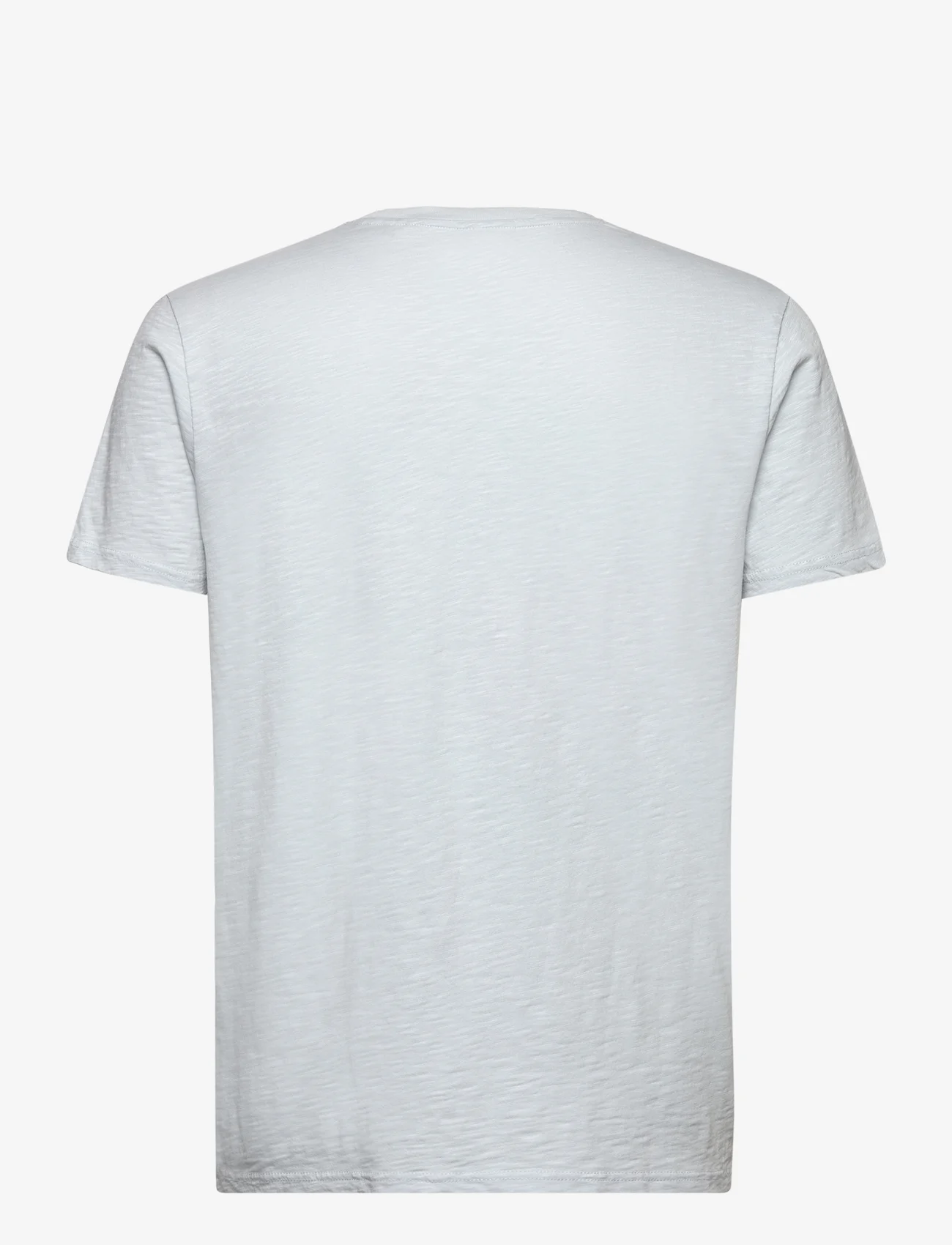 Superdry - CALI STRIPED LOGO T SHIRT - kortärmade t-shirts - sea salt blue slub - 1