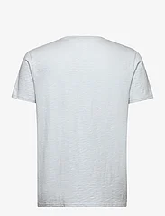 Superdry - CALI STRIPED LOGO T SHIRT - kortärmade t-shirts - sea salt blue slub - 1