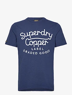COPPER LABEL SCRIPT TEE, Superdry