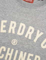 Superdry - WORKWEAR FLOCK GRAPHIC T SHIRT - kortärmade t-shirts - ash grey marl - 2