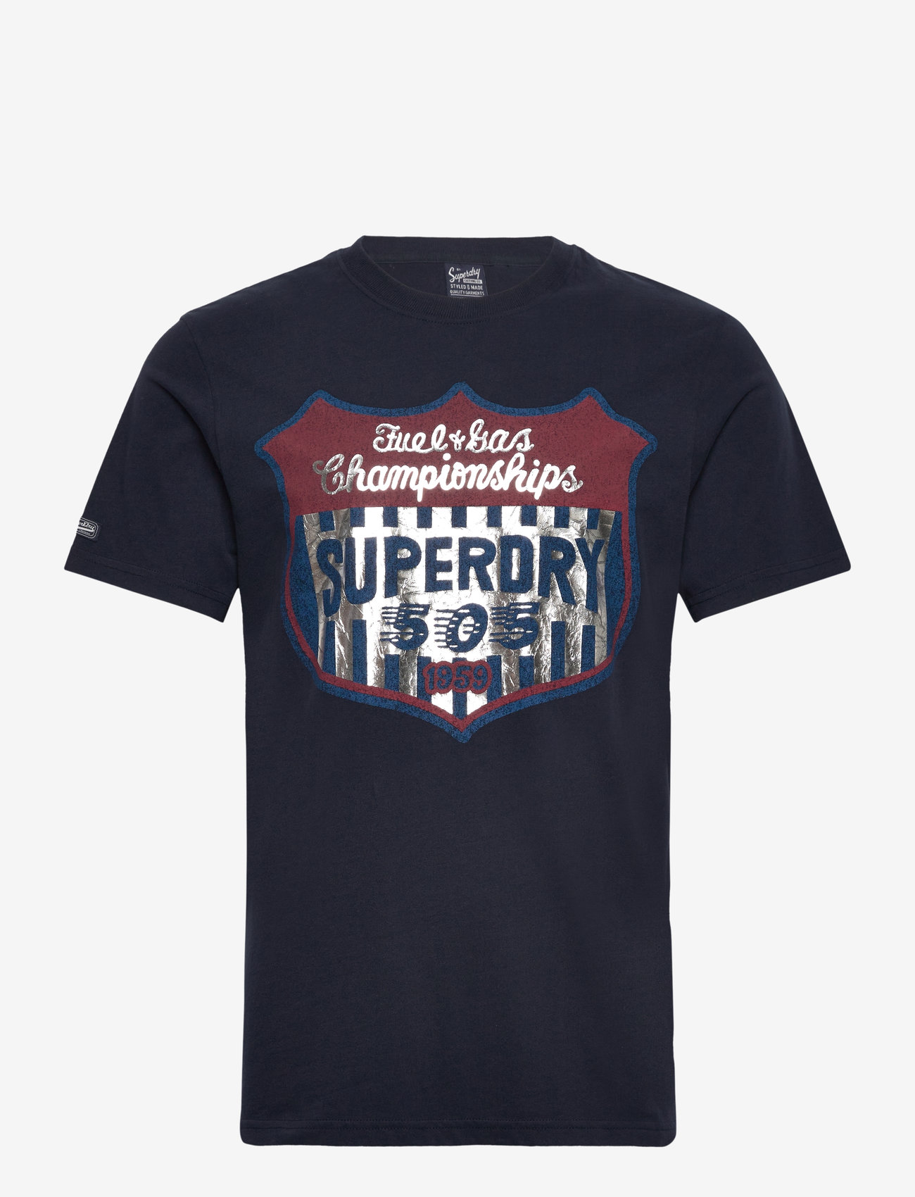 Superdry - GASOLINE WORKWEAR TEE - eclipse navy - 0