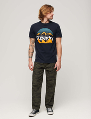 Superdry - GREAT OUTDOORS NR GRAPHIC TEE - kortärmade t-shirts - eclipse navy - 4