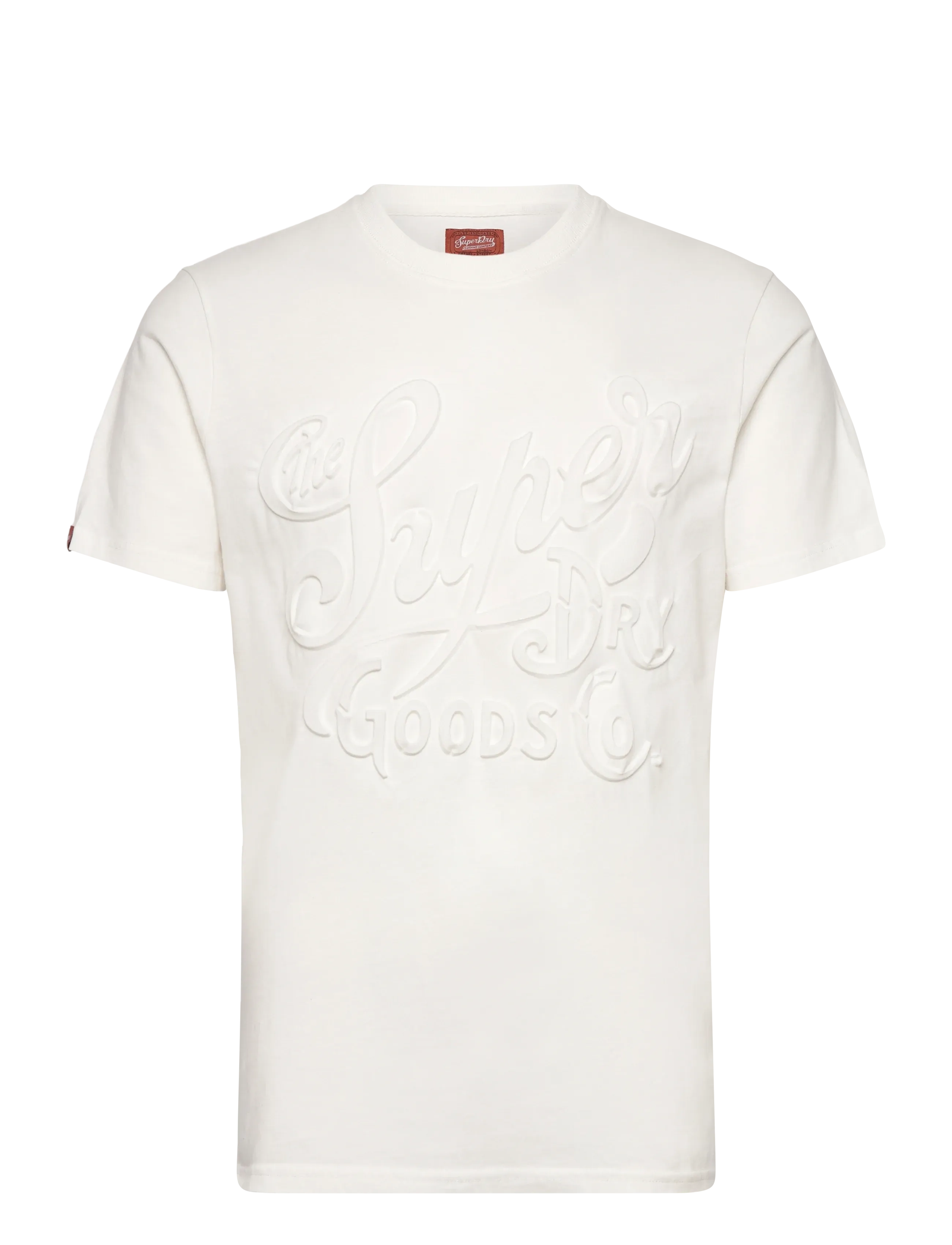 Superdry - EMBOSSED ARCHIVE GRAPHIC TEE - madalaimad hinnad - winter white - 1