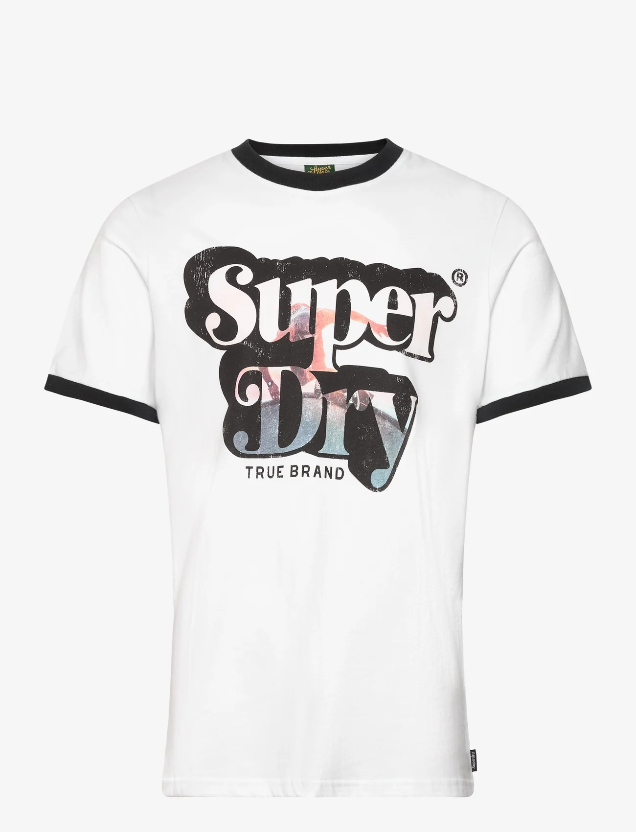 Superdry - PHOTOGRAPHIC LOGO T SHIRT - kortärmade t-shirts - optic - 0
