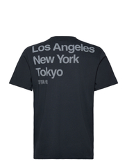 Superdry - CORE LOGO CITY LOOSE TEE - kortärmade t-shirts - eclipse navy - 4