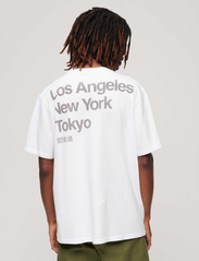 Superdry - CORE LOGO CITY LOOSE TEE - kortärmade t-shirts - optic - 2