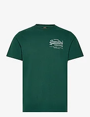 Superdry - CLASSIC VL HERITAGE CHEST TEE - t-shirts - bengreen marl - 0