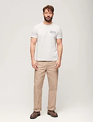 Superdry - CLASSIC VL HERITAGE CHEST TEE - lowest prices - flake grey marl - 3