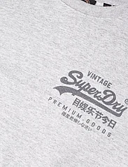 Superdry - CLASSIC VL HERITAGE CHEST TEE - kortärmade t-shirts - flake grey marl - 4