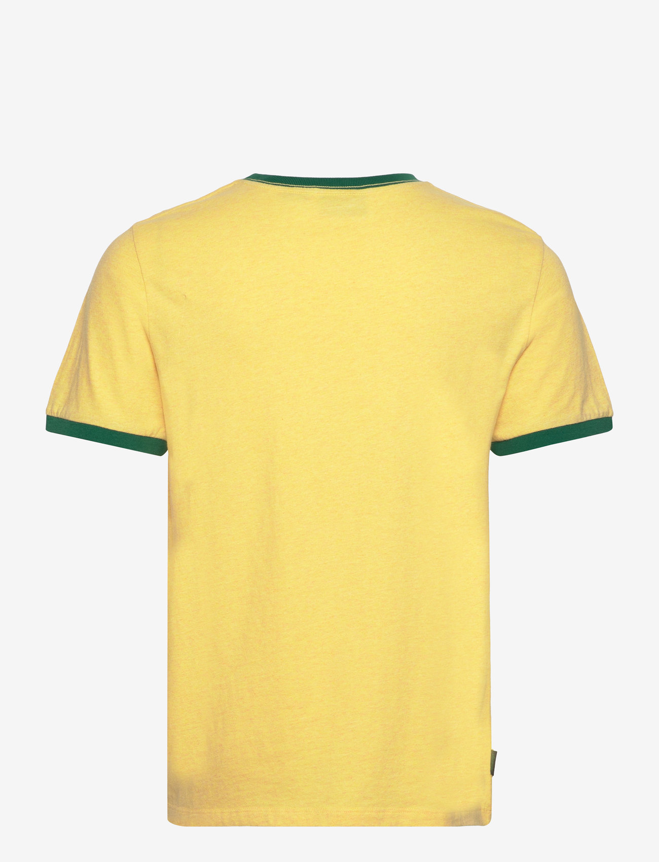 Superdry - ESSENTIAL LOGO RINGER TEE - canary yellow marl/drop kick green - 1