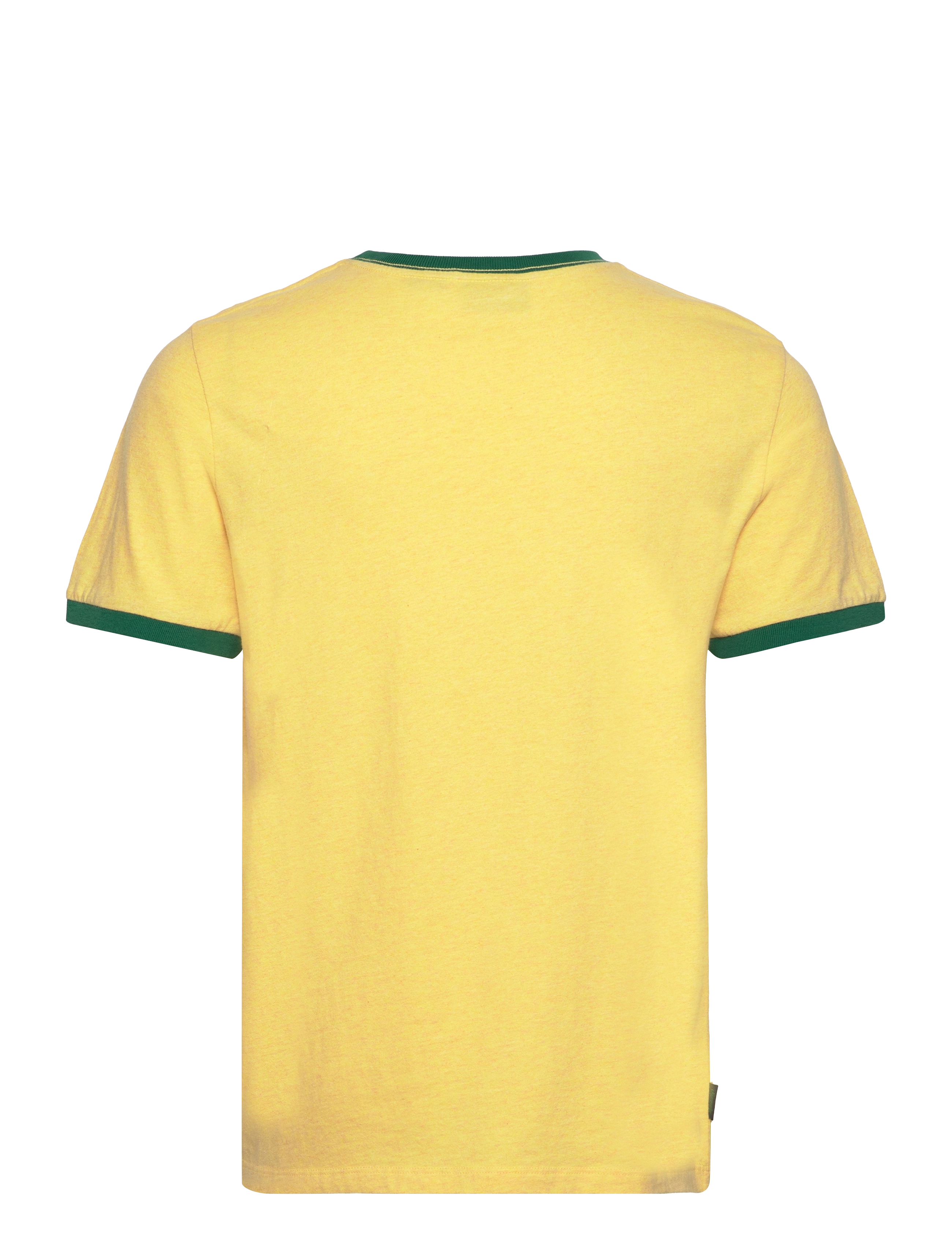 Superdry - ESSENTIAL LOGO RINGER TEE - canary yellow marl/drop kick green - 2