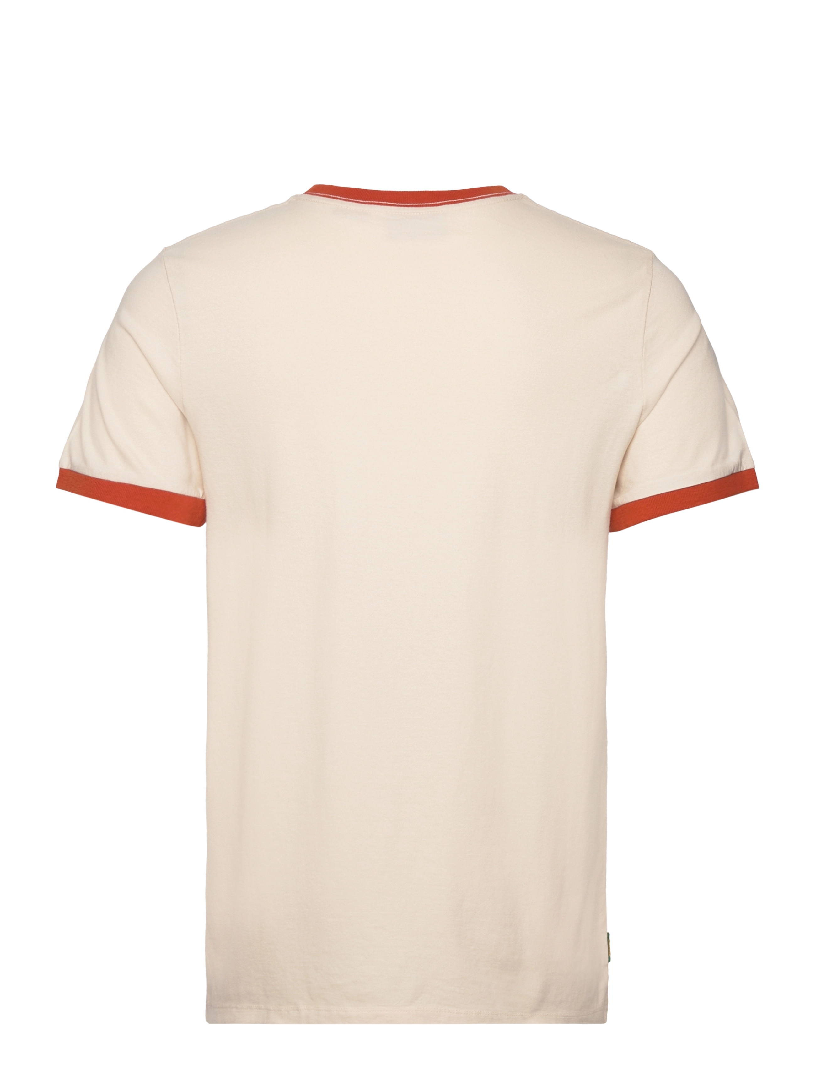 Superdry - ESSENTIAL LOGO RINGER TEE - oatmeal/denim co rust - 2