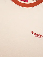 Superdry - ESSENTIAL LOGO RINGER TEE - laveste priser - oatmeal/denim co rust - 2