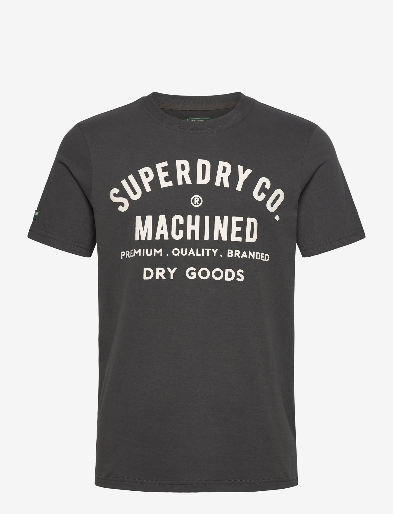 Superdry - MACHINED GOODS WORKWEAR TEE - vintage black - 1