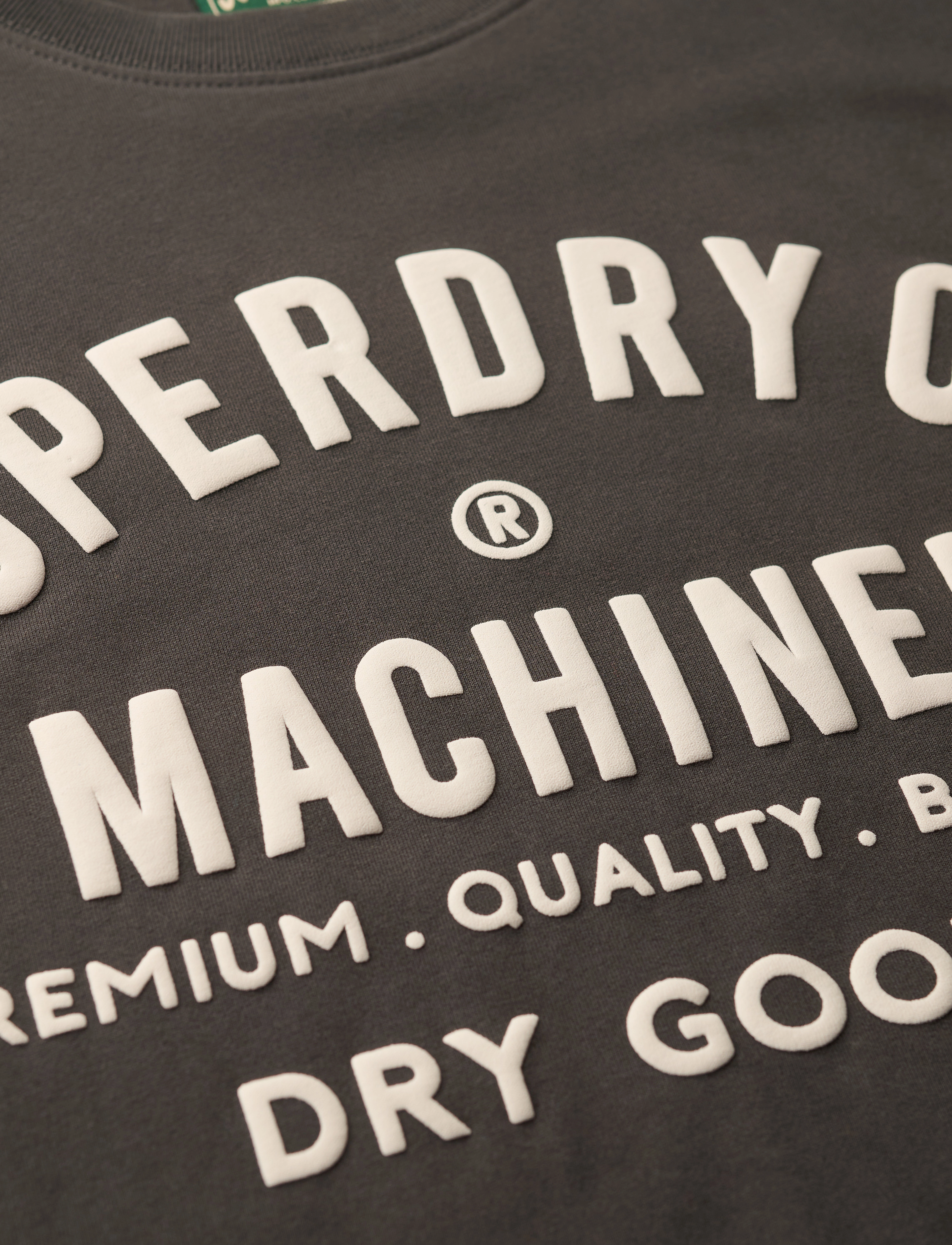 Superdry - MACHINED GOODS WORKWEAR TEE - vintage black - 4