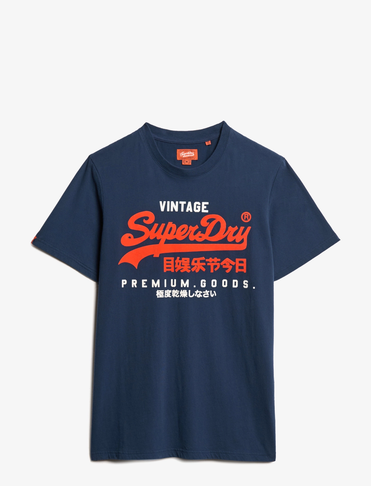Superdry - DUO VINTAGE LOGO T SHIRT - richest navy - 1