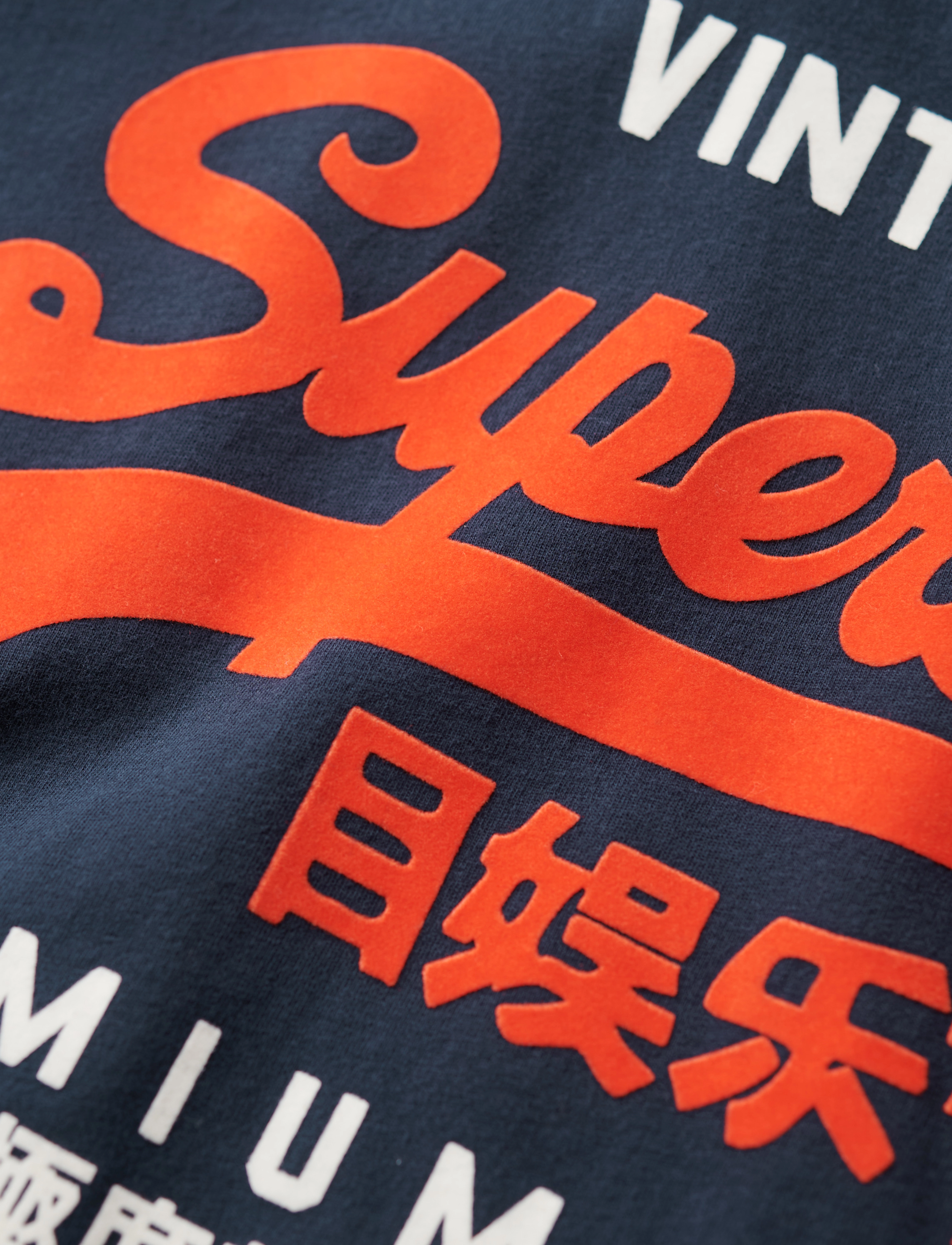 Superdry - DUO VINTAGE LOGO T SHIRT - richest navy - 3