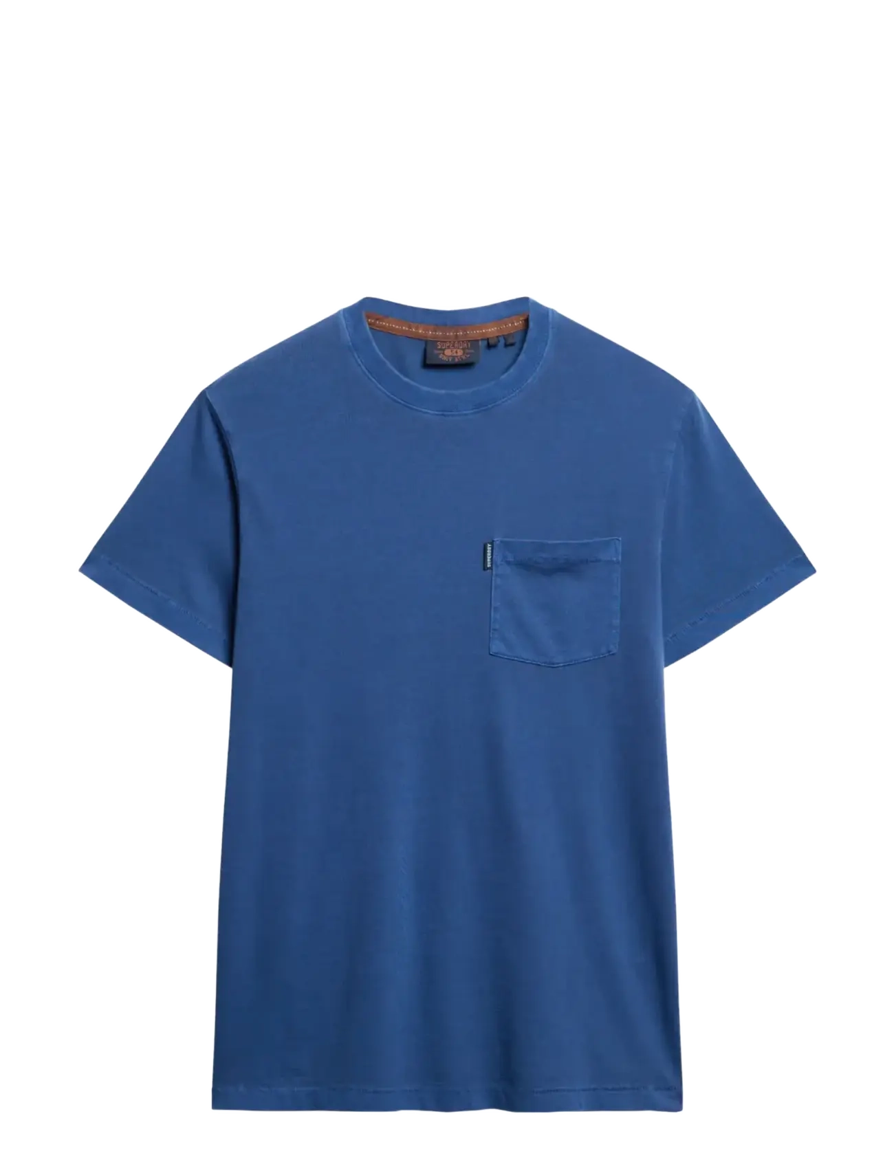 Superdry - ESSENTIAL WASHED POCKET TEE - kortärmade t-shirts - washed supermarine navy - 1