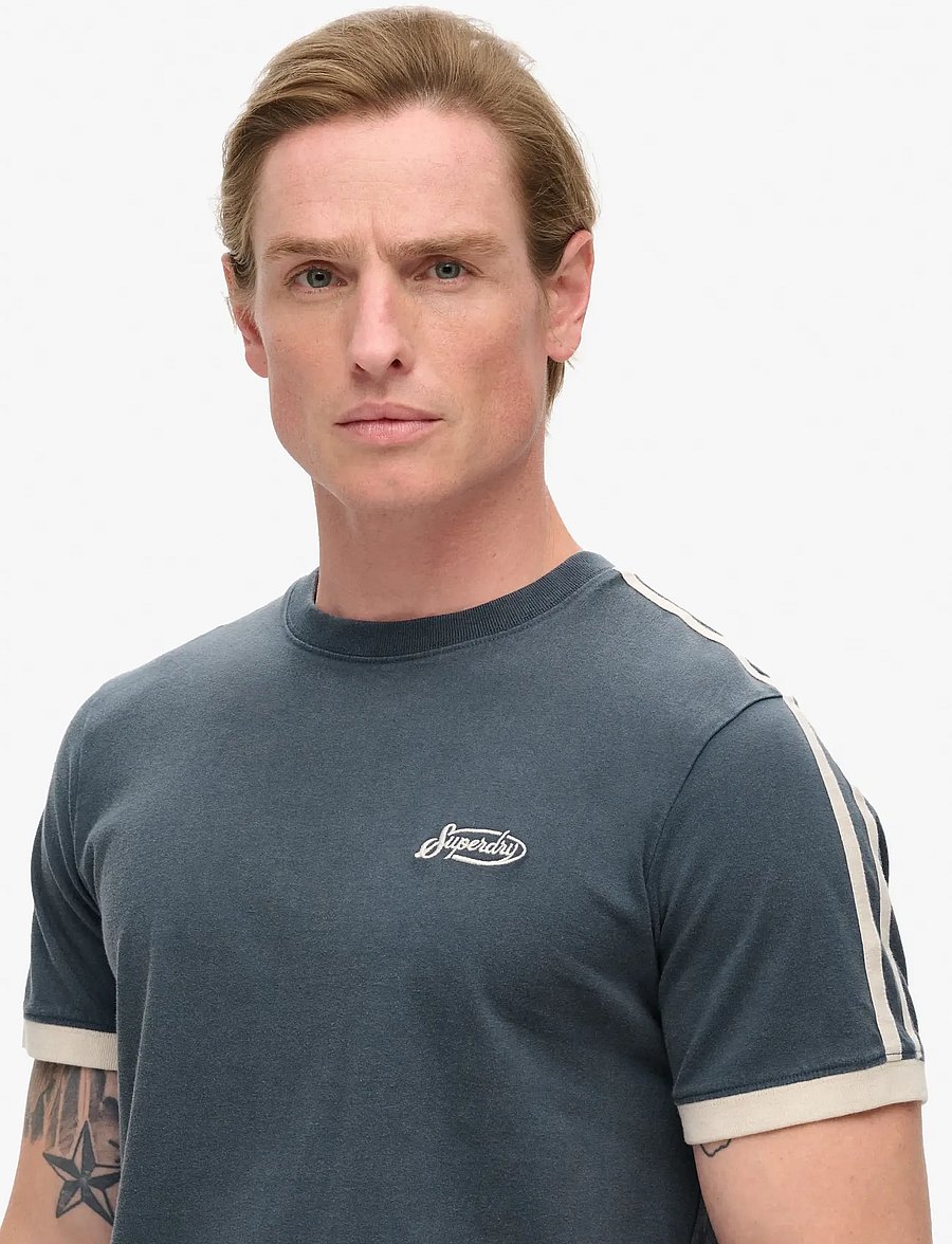 Superdry - ESSENTIAL LOGO RETRO ST TEE - short-sleeved t-shirts - lauren navy - 3