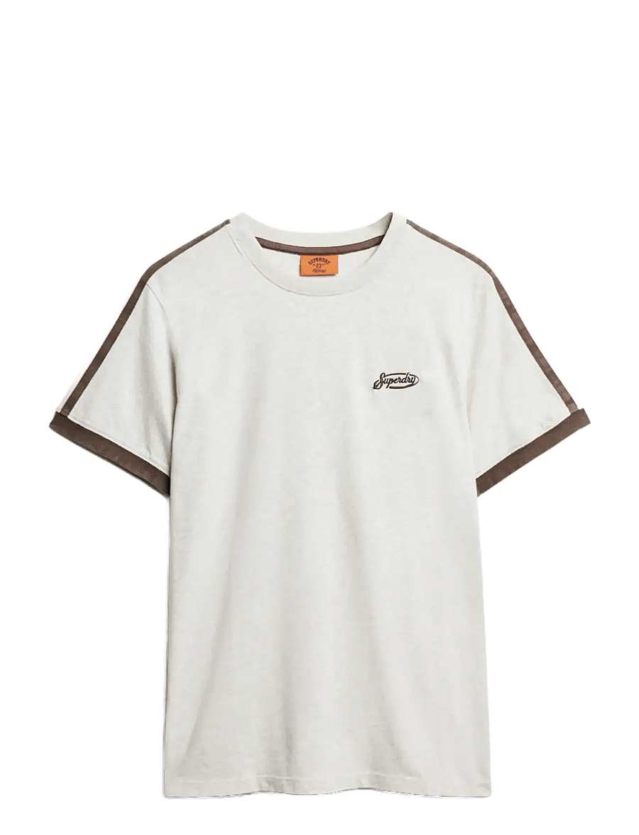 Superdry - ESSENTIAL LOGO RETRO ST TEE - kurzärmelig - lightning grey grindle - 1