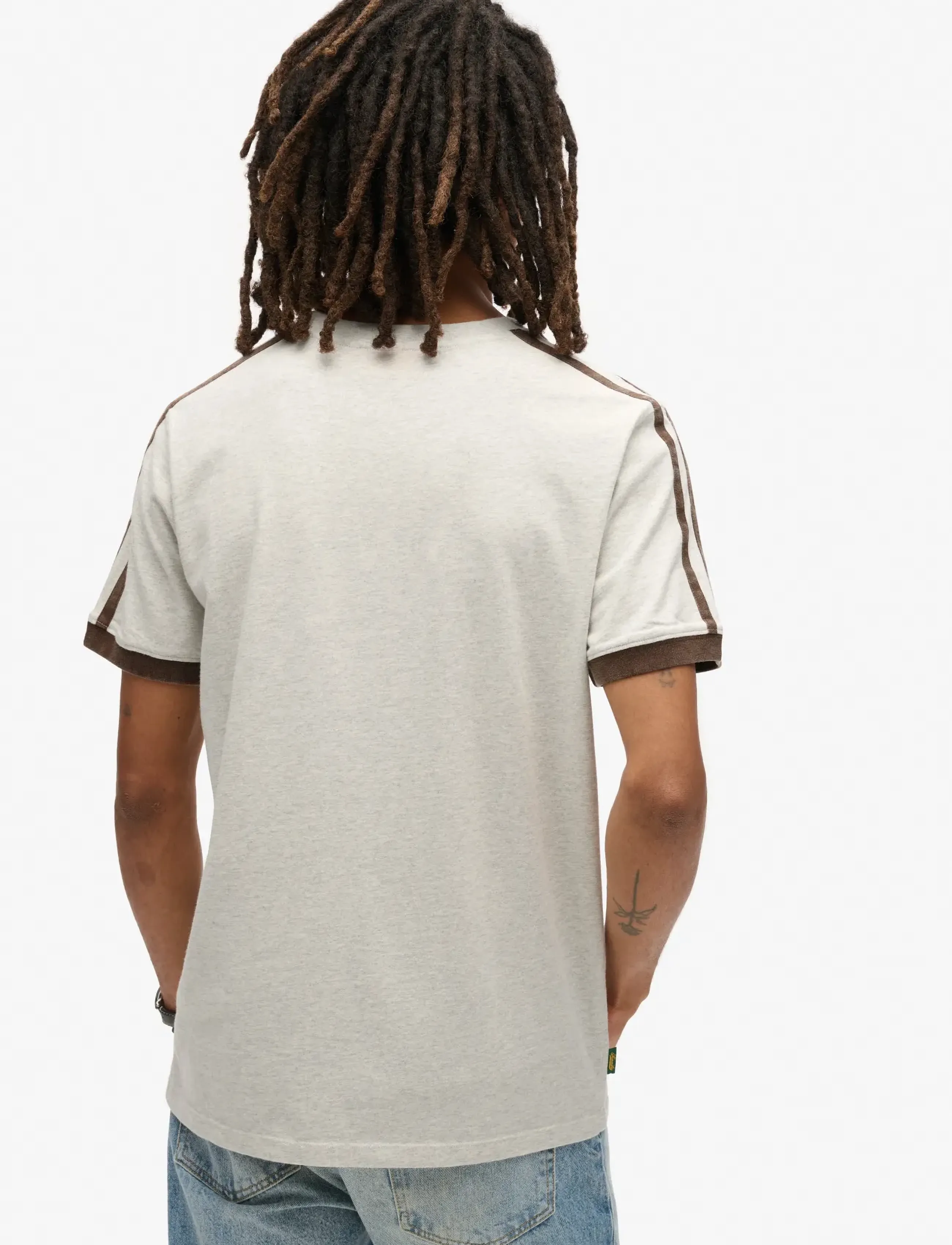 Superdry - ESSENTIAL LOGO RETRO ST TEE - laveste priser - lightning grey grindle - 2