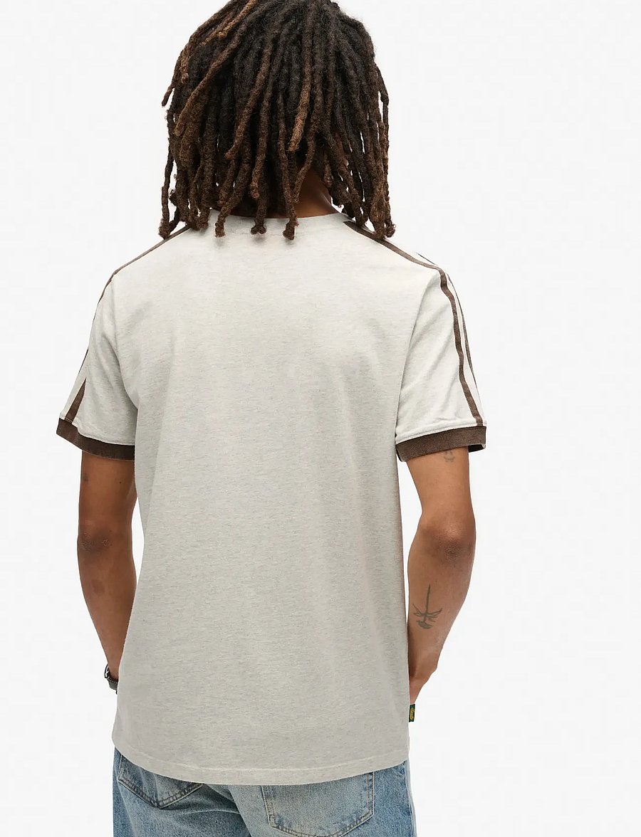 Superdry - ESSENTIAL LOGO RETRO ST TEE - kurzärmelig - lightning grey grindle - 2