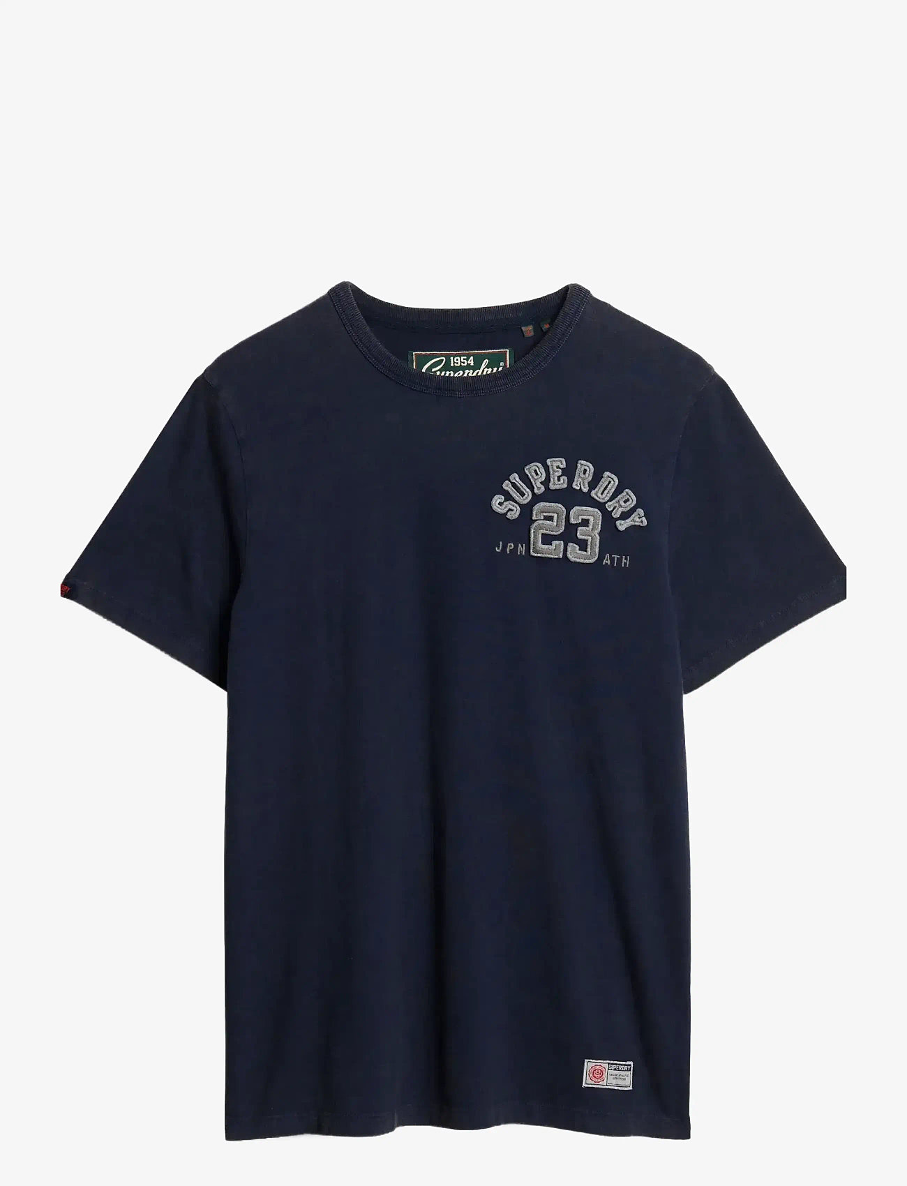 Superdry - VINTAGE ATHLETIC CHEST S/S TEE - kurzärmelig - rich navy - 1