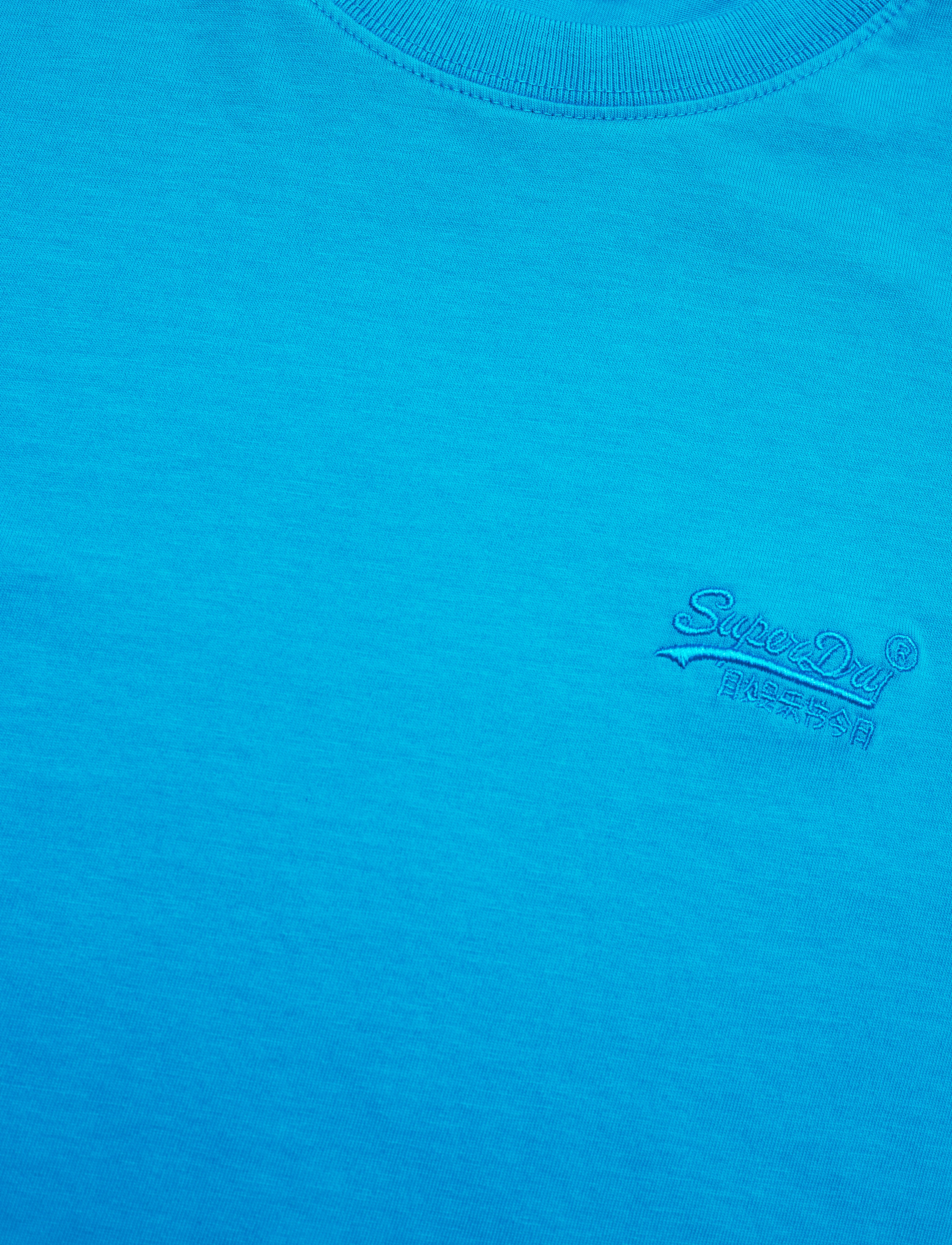 Superdry - ESSENTIAL LOGO EMB NEON TEE - madalaimad hinnad - atomic blue - 4