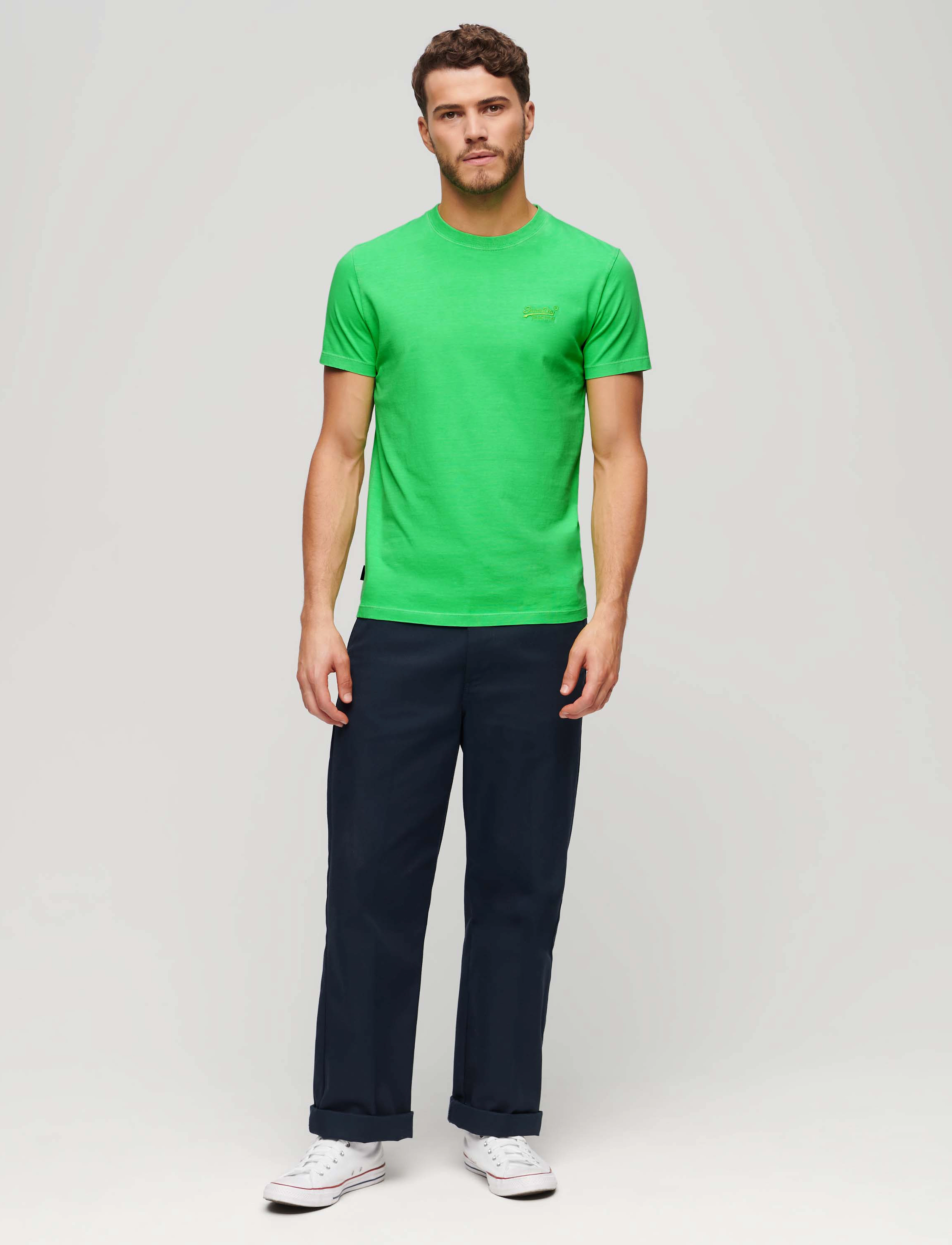 Essential Logo Emb Neon Tee 2