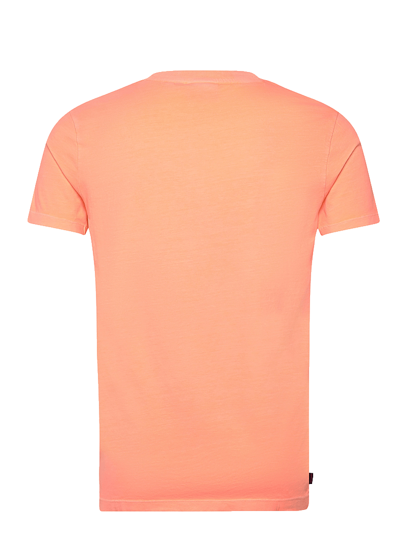 Superdry - ESSENTIAL LOGO EMB NEON TEE - kortærmede t-shirts - dry fluro orange - 2