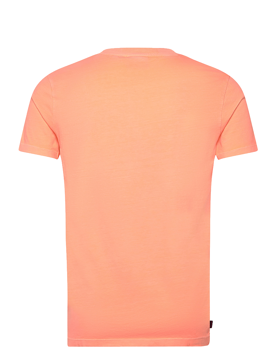 Superdry - ESSENTIAL LOGO EMB NEON TEE - kortärmade t-shirts - dry fluro orange - 2
