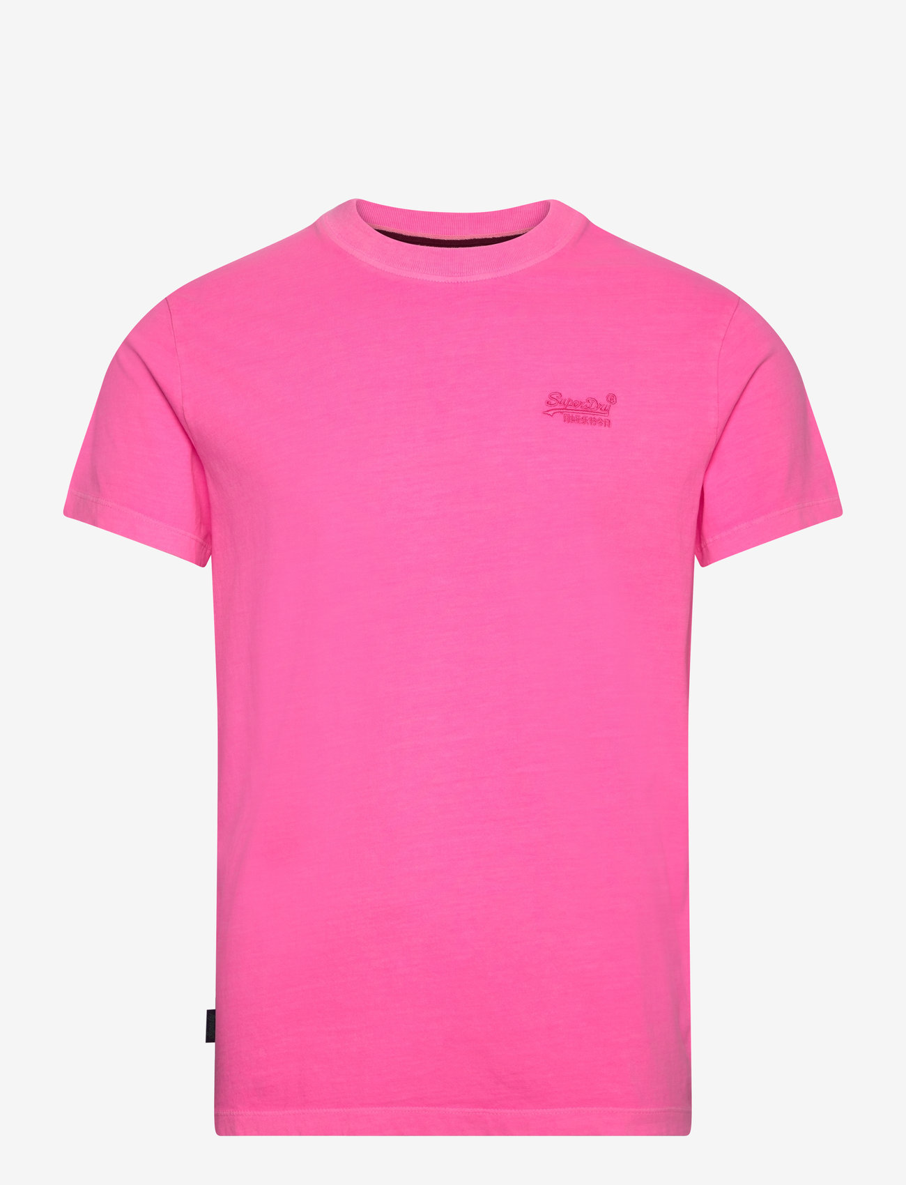 Superdry - ESSENTIAL LOGO EMB NEON TEE - lägsta priserna - dry fluro pink - 1