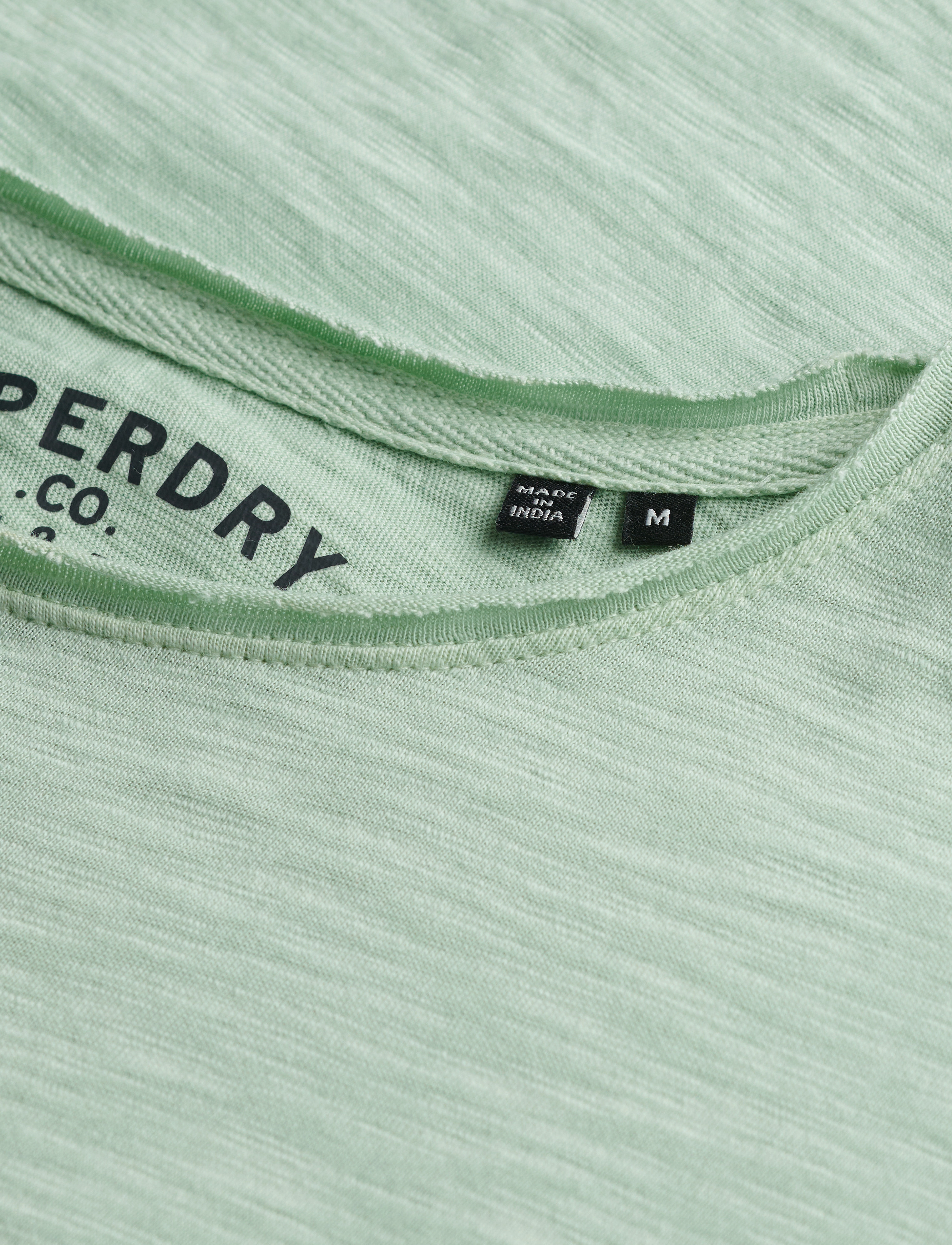 Superdry - RAW EDGE SLUB T SHIRT - kurzärmelig - hemlock green - 3