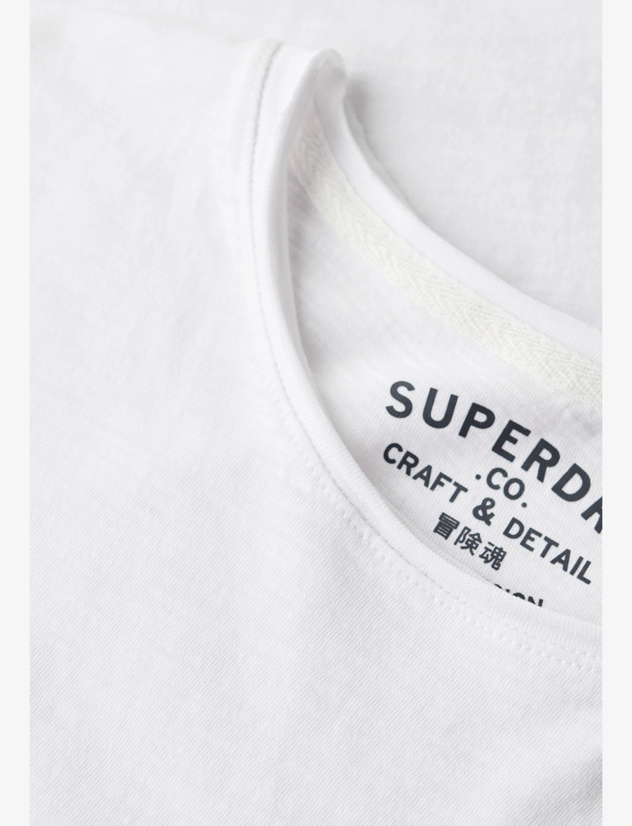 Superdry - RAW EDGE SLUB T SHIRT - madalaimad hinnad - optic - 2