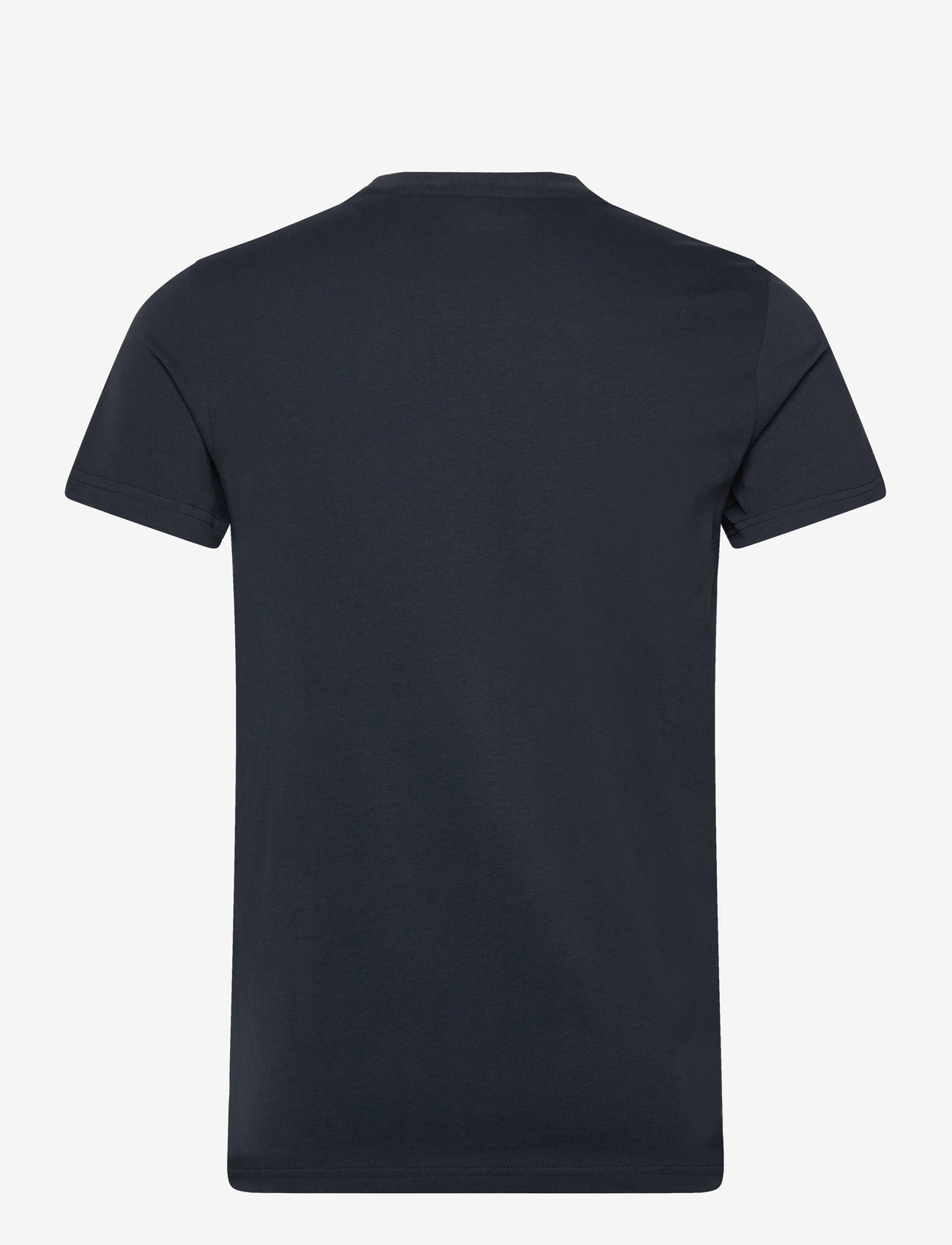 Superdry - ESSENTIAL CONTRAST EMB TEE - sügisesed riided - eclipse navy - 1