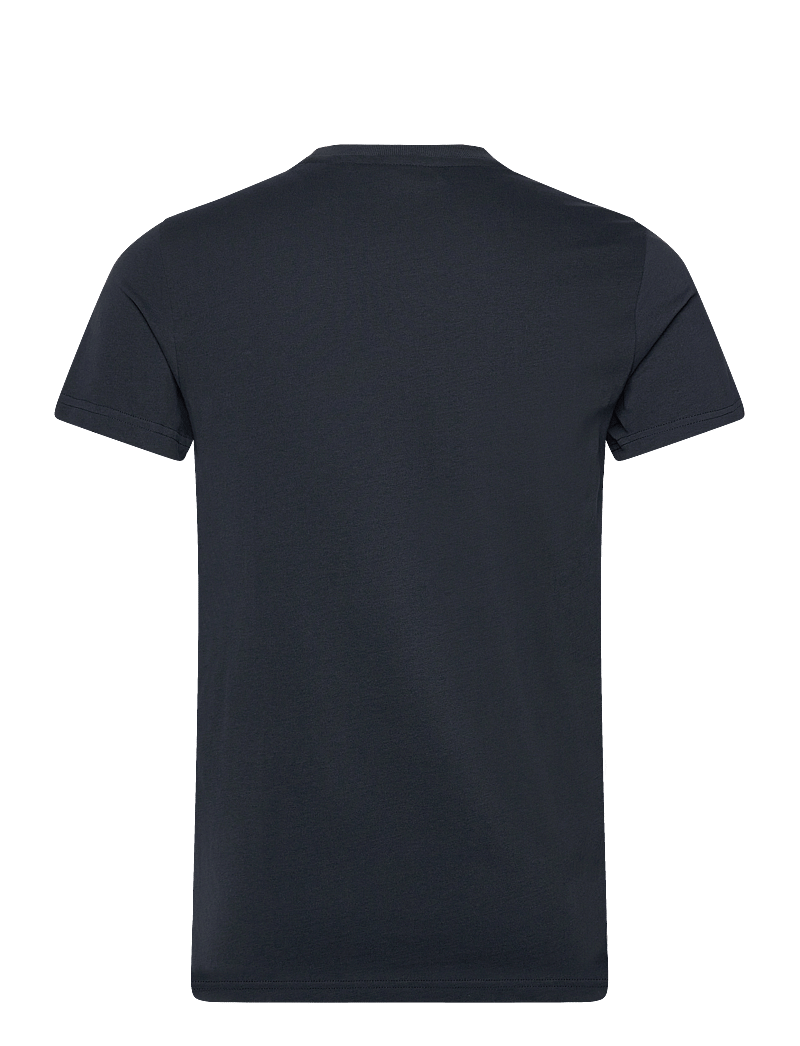Superdry - ESSENTIAL CONTRAST EMB TEE - kortærmede t-shirts - eclipse navy - 2