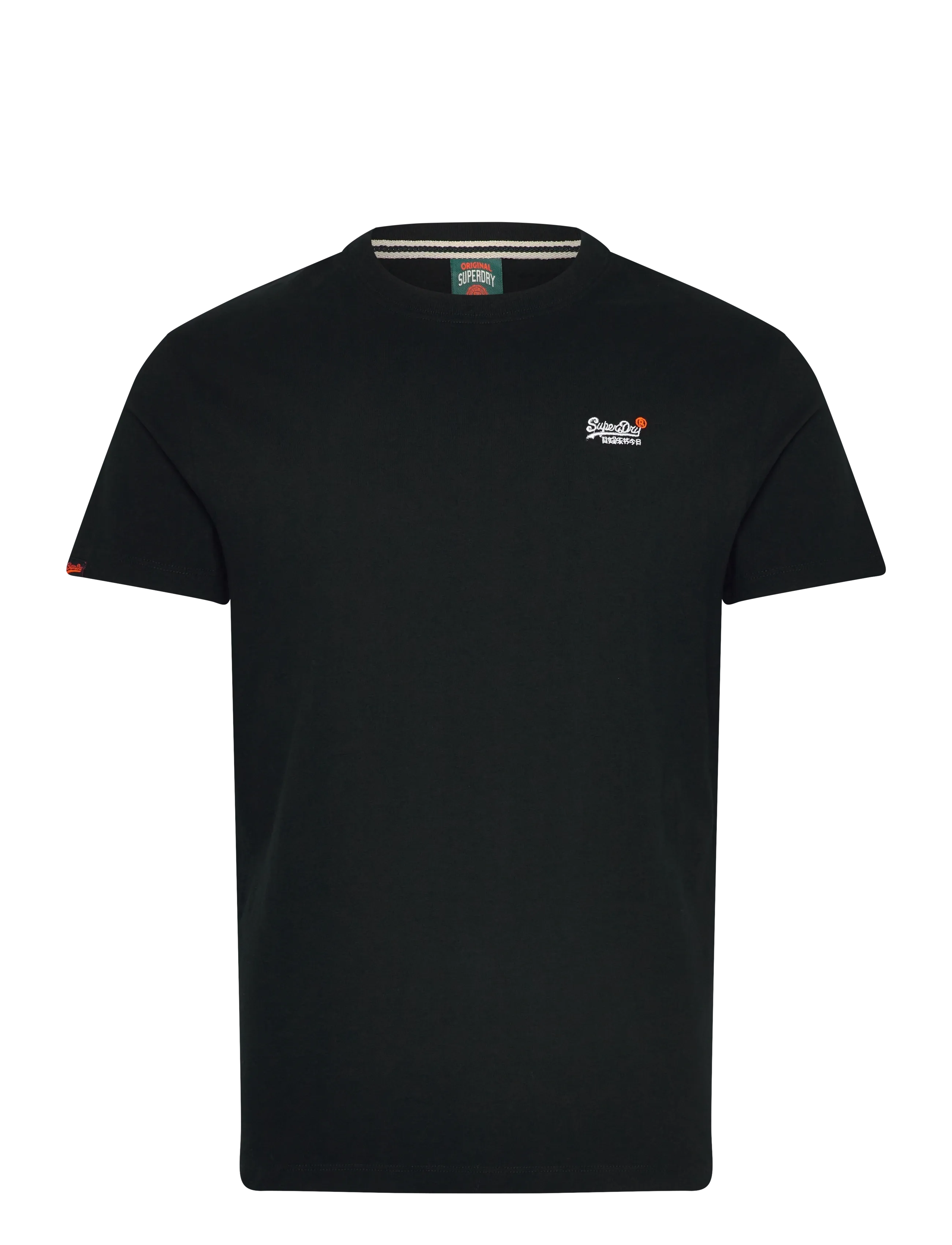 SUPERDRY Essential Contrast Emb Tee Schwarz - XXL - Herren