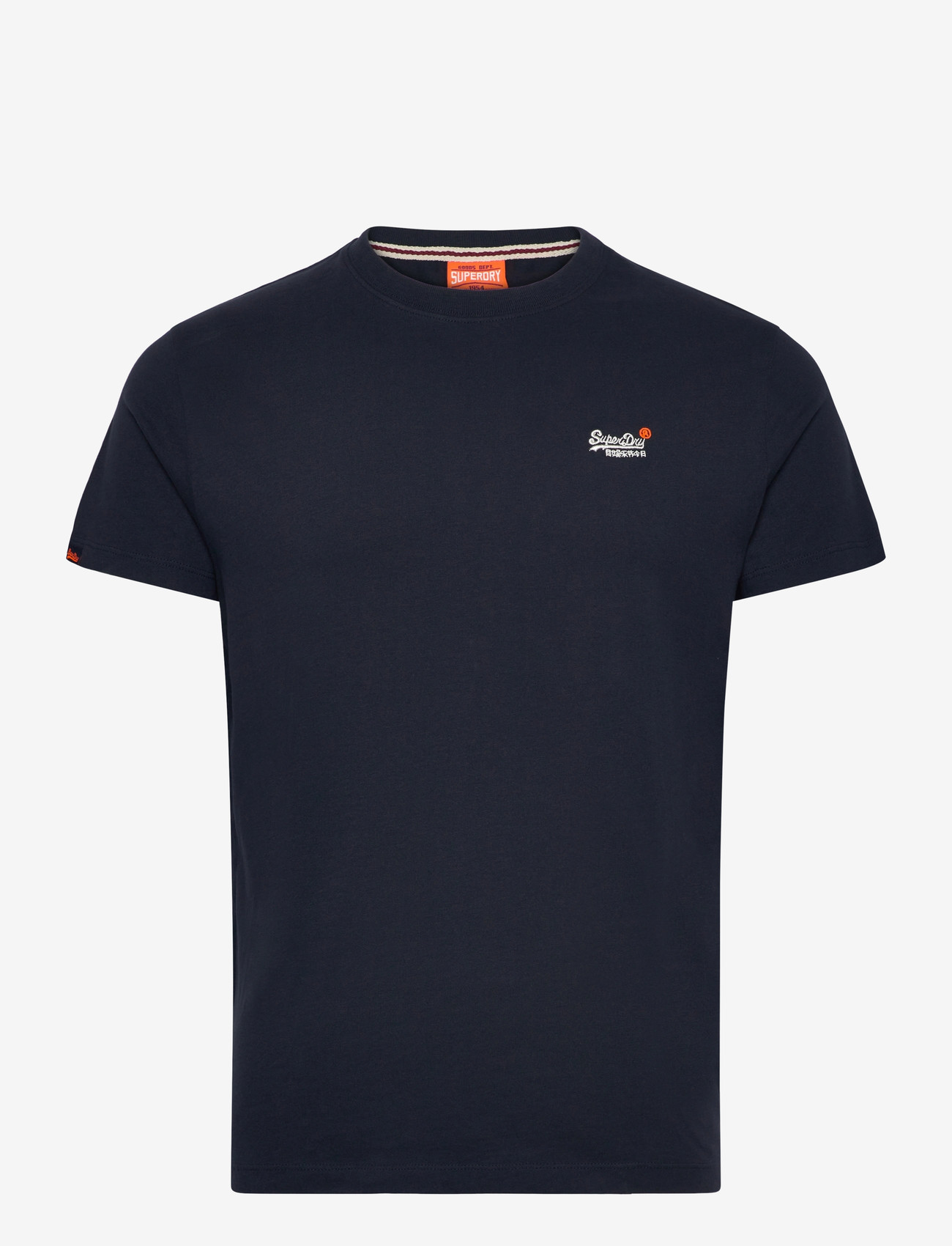 Superdry - ESSENTIAL CONTRAST EMB TEE - madalaimad hinnad - eclipse navy - 1