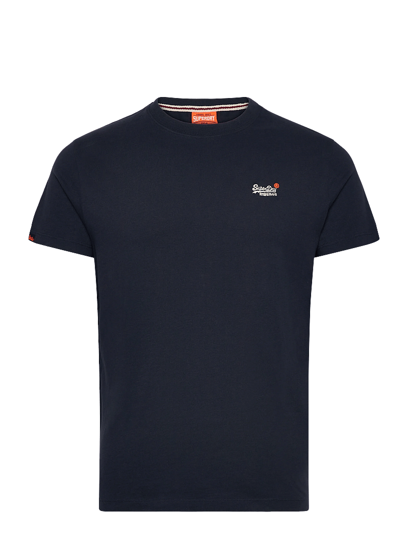 Superdry - ESSENTIAL CONTRAST EMB TEE - kurzärmelig - eclipse navy - 1