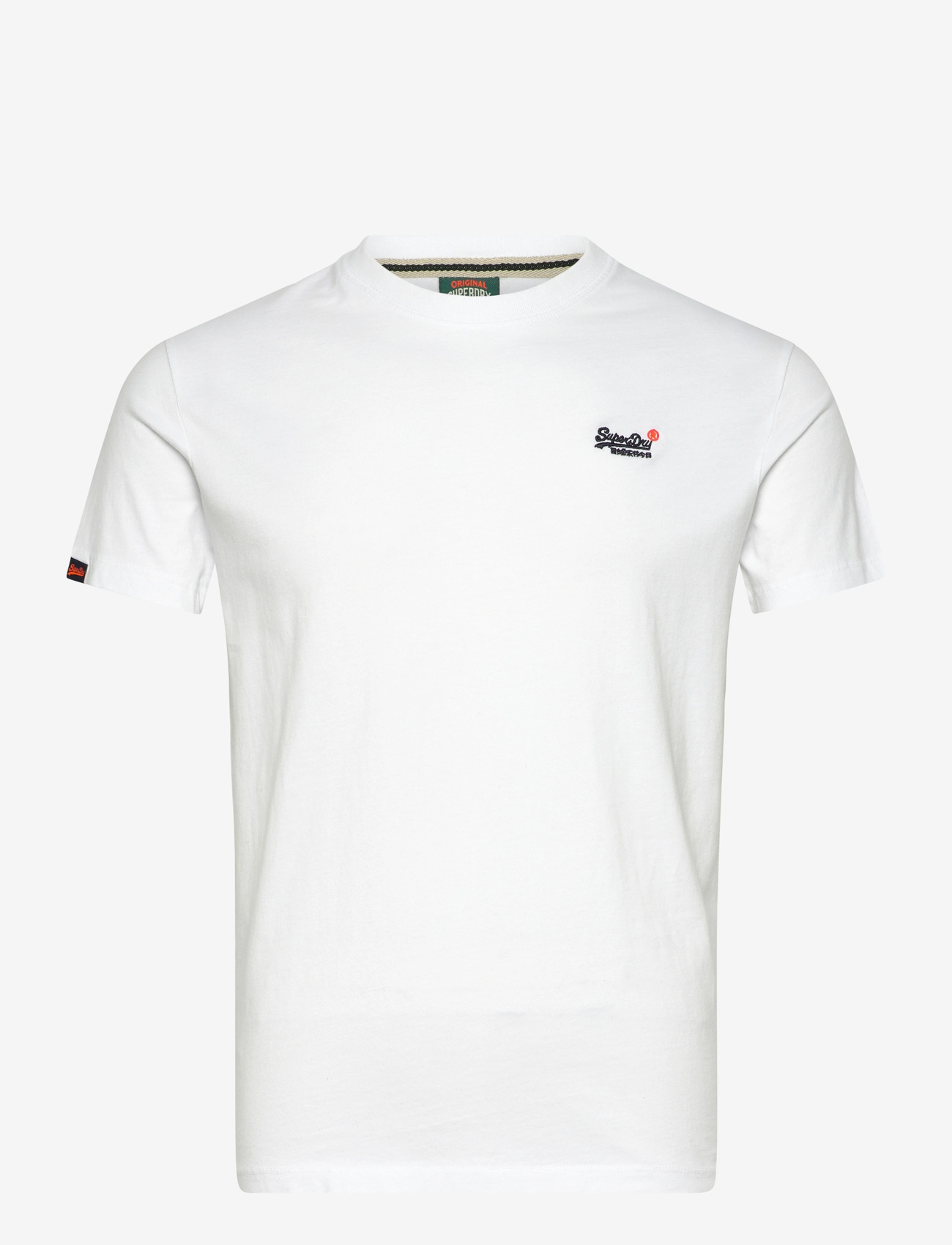 Superdry - ESSENTIAL CONTRAST EMB TEE - laveste priser - optic - 1