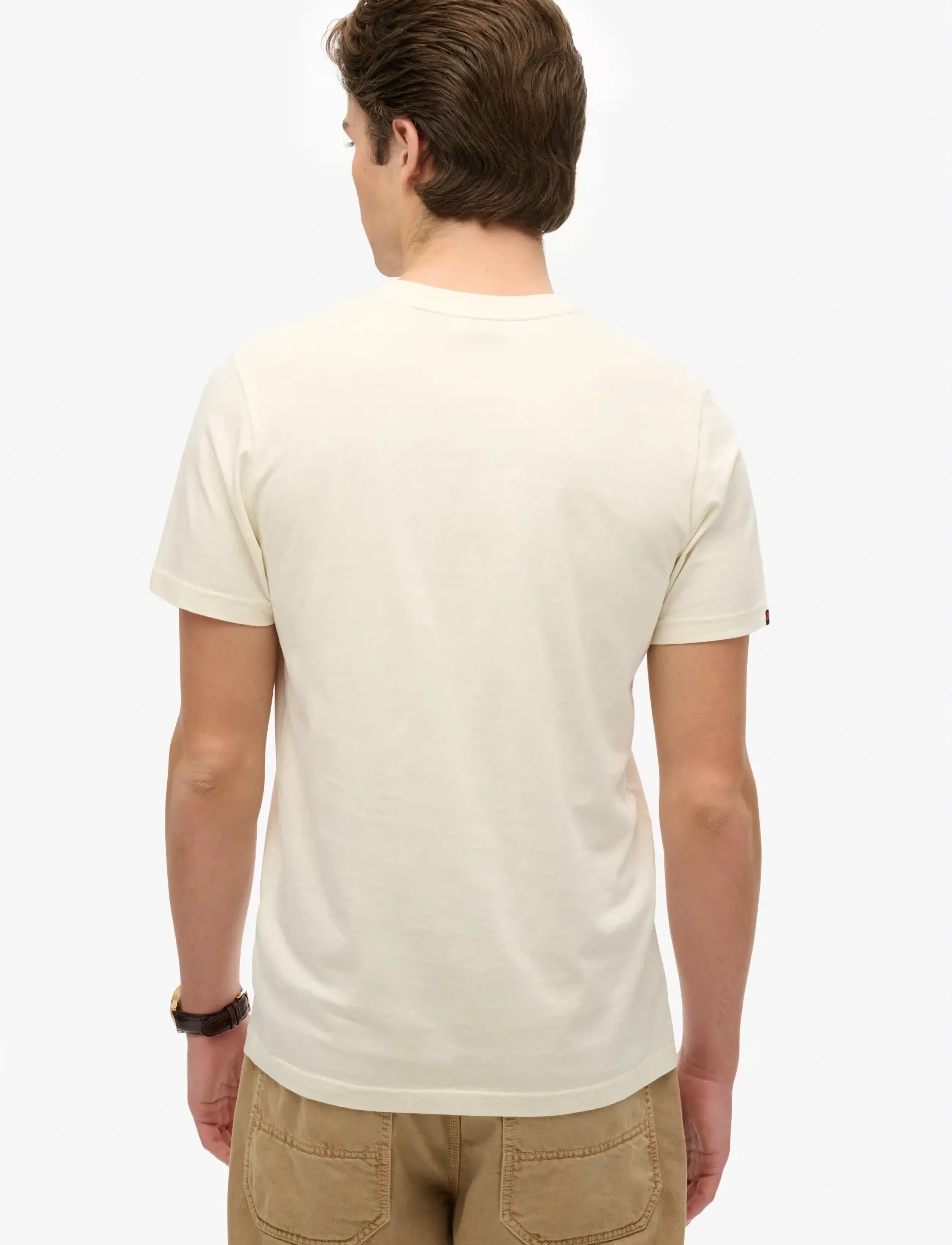 Superdry - VL WORKWEAR RELAXED TEE - laagste prijzen - riff white - 4