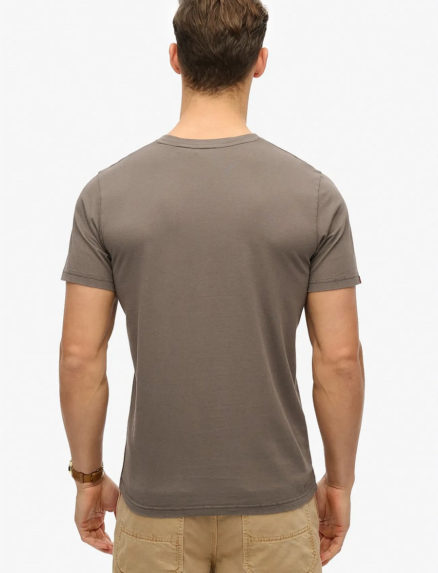 Superdry - VL WORKWEAR RELAXED TEE - kortärmade t-shirts - vintage black - 4