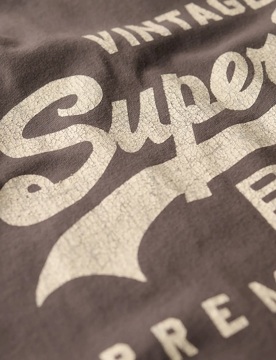 Superdry - VL WORKWEAR RELAXED TEE - kortärmade t-shirts - vintage black - 5