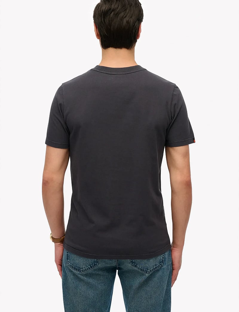 Superdry - VL TOKYO RELAXED TEE - short-sleeved t-shirts - dark charcoal - 4