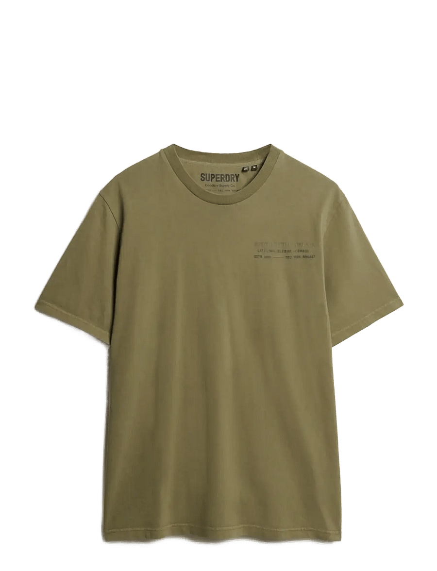 Superdry - UTILITY SPORT GRAPHIC T SHIRT - lühikeste varrukatega t-särgid - olive night green - 1